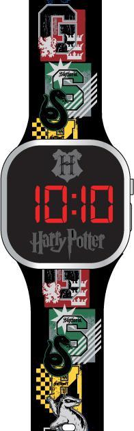 Actual product image Accutime LED kids clock Harry Potter (black), digital clock with LED display for time and date,... (Digital watch, 38 mm)