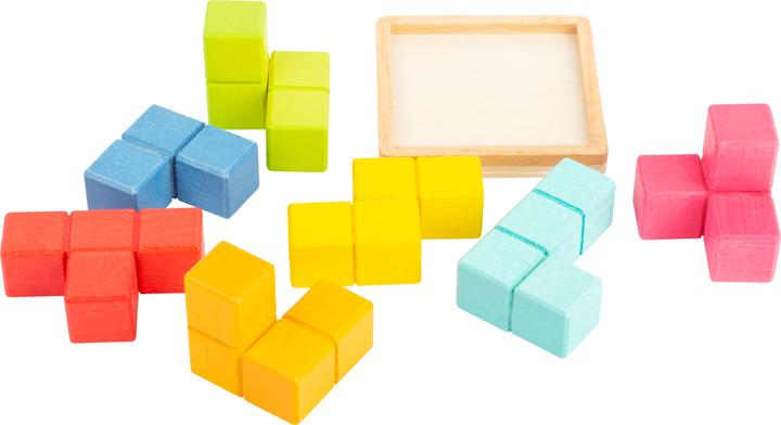 Produktbild small foot 3D Puzzle Würfel geometrische Formen (Deutsch)