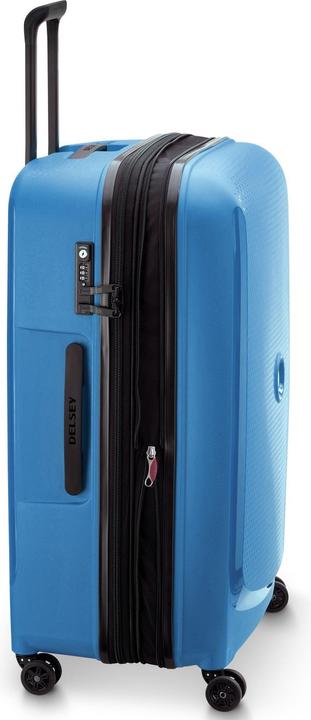 Produktbild Delsey Walizka BELMONT PLUS 76cm 4 DOUBLE WHEELS EXPANDABLE TROLLEY CASE NIEBIESKI CYJAN (120 l, XL (ab 115l))