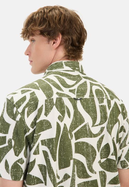 Immagine prodotto Camel Active Kurzarm-Hemd aus Piqué-Baumwolle (L)