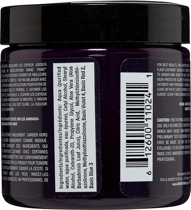 Immagine prodotto Skybound Purple Haze Classic Creme Vegan Cruelty Free Tintura semi permanente per capelli 118ml (Haze Porpora)