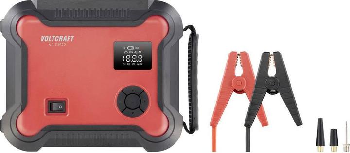 Voltcraft Doorverbindingskabel VC-CJS72 VC-15820465 Doorverbindingsstroom (12 V)=600 A 12 (1200 A, 16000 mAh)