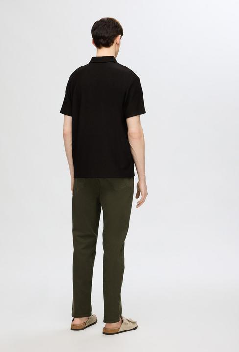 Immagine prodotto Selected Homme Polo con mezza zip a pieghe (M)