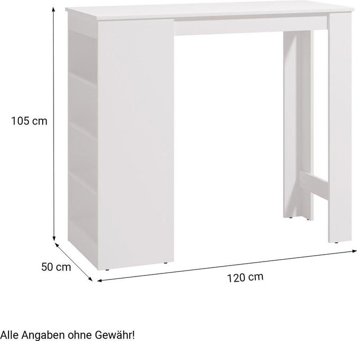 Produktbild Homestyle4u Bartisch (120 x 50 cm)