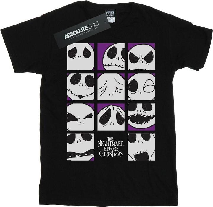 Produktbild Disney Nightmare Before Christmas Many Faces Of Jack Squares TShirt (XXL)