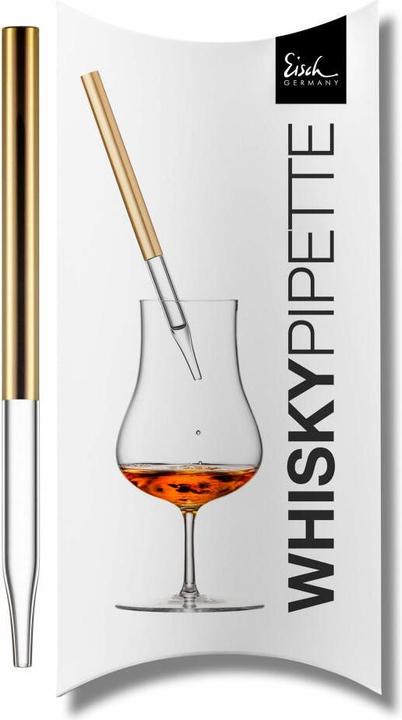 Produktbild Eisch Gentleman Whiskypipette gold (Whisky Steine)