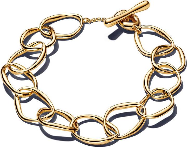 Produktbild Pandora Organisch Geformtes Gliederarmband (18 cm, Metall, Vergoldet)