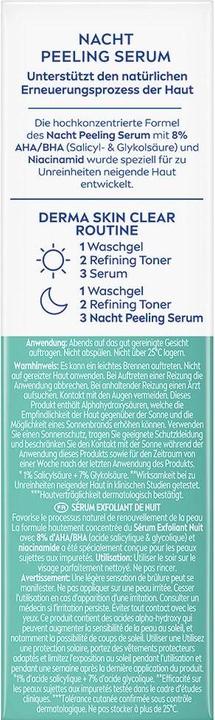 Actual product image NIVEA Derma Skin Clear Night Peel Ser (new) 40 ml (40 ml)