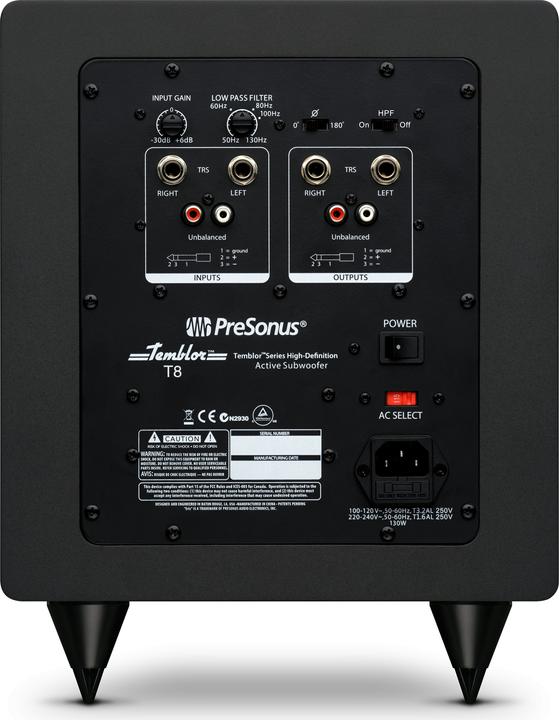 Produktbild PreSonus Temblor T8 (Subwoofer aktiv, 1 Stk., 1x 100 W)
