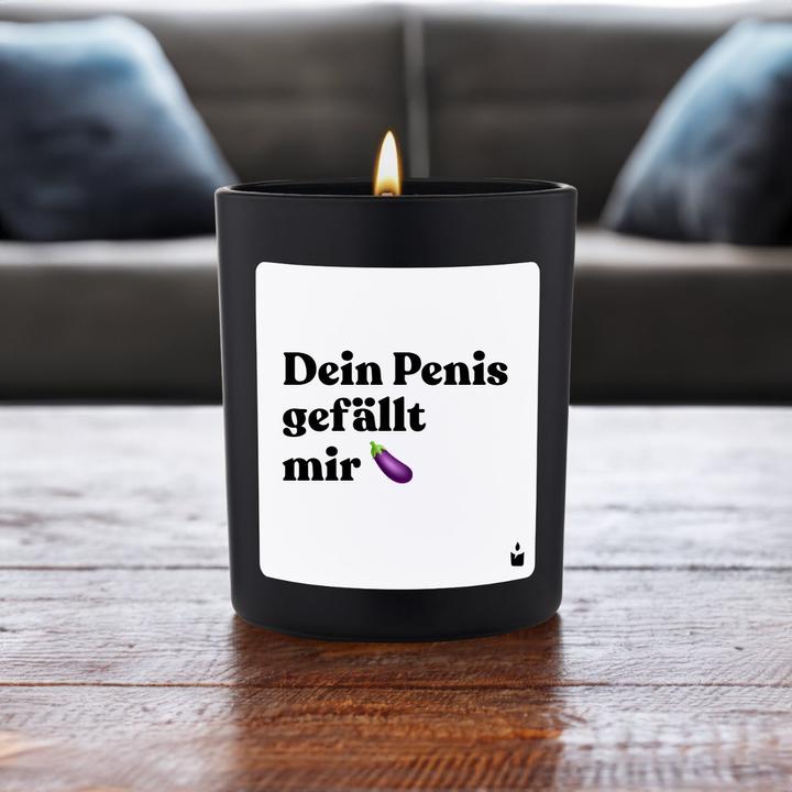 Produktbild Chatty Candles Duftkerze Woody Dein Penis gefällt mir