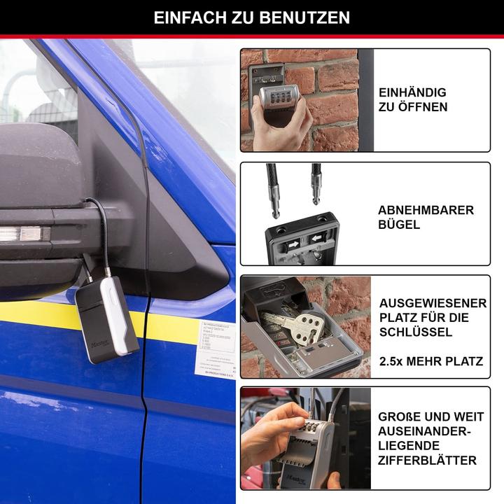 Actual product image Master Lock Key box with removable bracket 5482EURD
