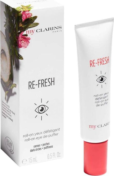 Actual product image MyClarins RE-FRESH Roll-On Eye De-Buffer (Roll-on, 15 ml, Day + Night)