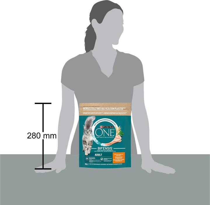 Image du produit Purina ONE Poulet et céréales complètes (Adulte, 1 pcs, 800 g)