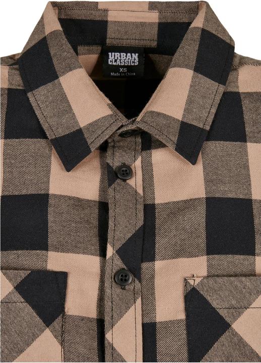 Immagine prodotto Urban Classics Camicia a maniche lunghe a quadri con risvolto (S)