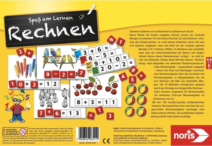 Actual product image Noris Fun with arithmetic (German)