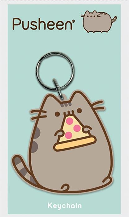 Pyramid Pusheen Rubber Schlüsselanhänger Pizza 6 cm