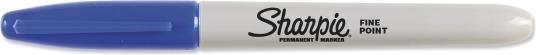 Actual product image Paper Mate Permanent marker sharpie, fine, round, blå (Blue, 0.90 mm, 1 x)