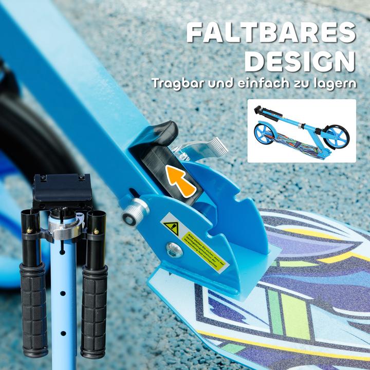 Actual product image Aiyaplay Kinderscooter Kunststoff, Metall Blau