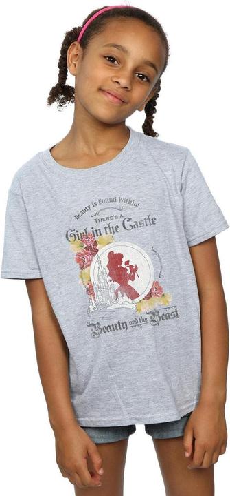 Produktbild Disney Beauty And The Beast Girl in The Castle TShirt Mädchen (128)
