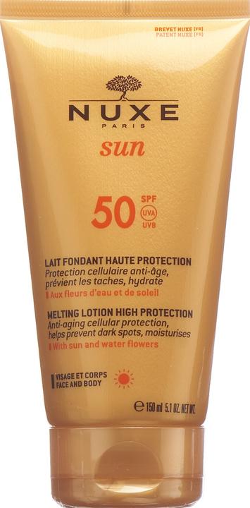 Actual product image Nuxe Sun (Suntan lotion, SPF 50, 150 ml, 184 g)
