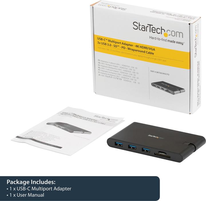 Immagine prodotto StarTech DKT30CHVSCPD (USB-C, 5 Porti)
