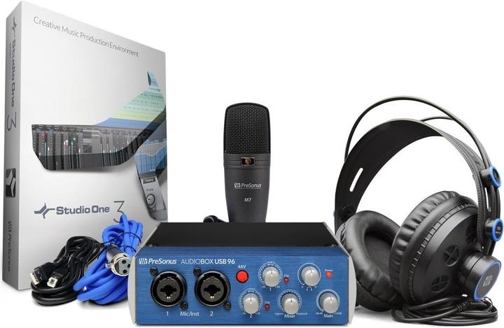 Image du produit PreSonus Offre groupée de studios Audiobox 96 (USB)