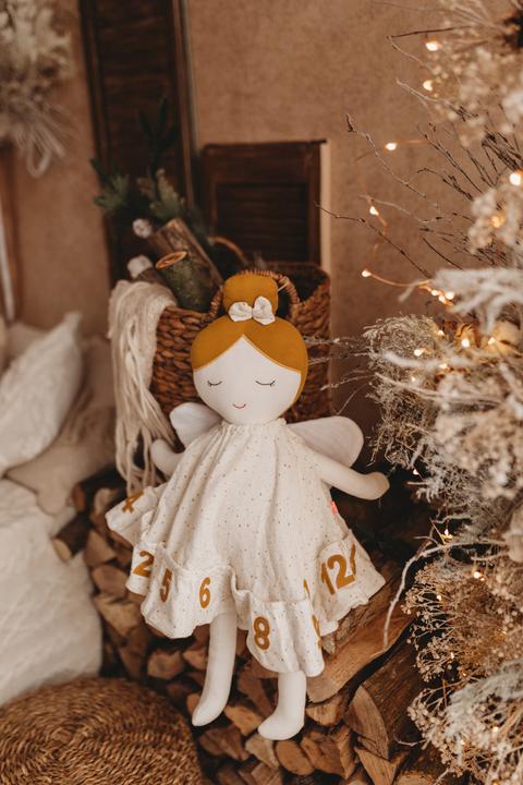 Produktbild Kikadu Adventskalender Puppe Engel