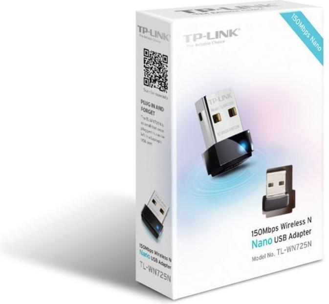Actual product image TP-Link TL-WN725N, Wireless N Nano (USB 2.0)