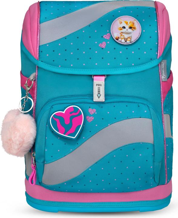 Produktbild Belmil SMARTY Schulrucksack-Set Hearts and Dots (20 l)