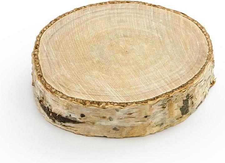 Produktbild Partydeco Tischkarte Holzscheibe Ø 4.5-6.5 cm H: 1 cm, 20 Stück, Braun