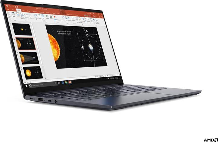 Actual product image Lenovo Yoga Slim 7 14ARE05 82A2 - Ryzen 7 4800U / 1.8 GHz - Win 10 Home 64-Bit - 16 GB (14", AMD Ryzen 7 4800U, 16 GB, 1000 GB, DE)