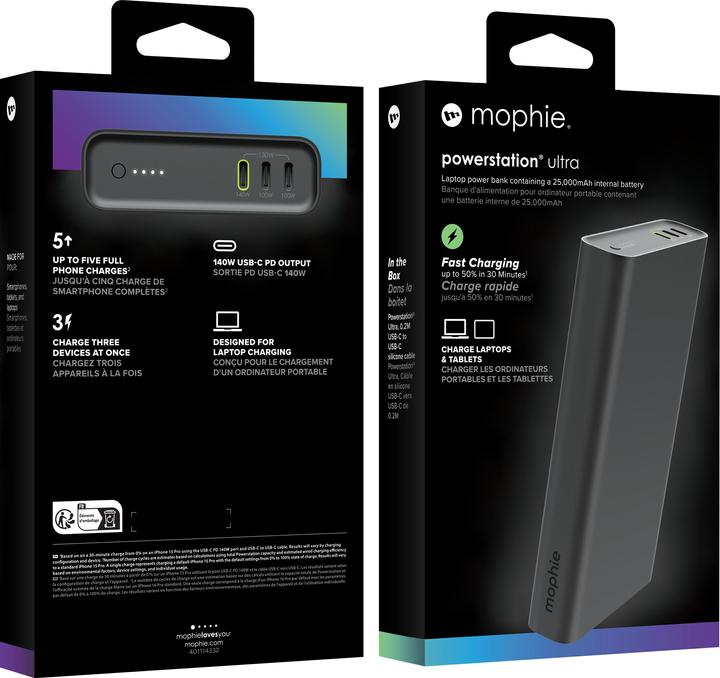 Image du produit mophie Station d'alimentation (25000 mAh, 140 W)