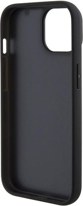 Image du produit BMW BMHCP15SSLLBK iPhone 15 6.1" czarny/black Tampon en cuir chaud (Apple iPhone 15)