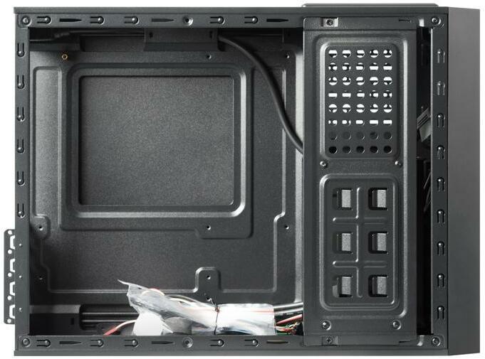 Produktbild Chieftec UE-02B Computergehäuse - Computergehäuse (Mini-Tower, PC, Metall, Micro-ATX, Schwarz) (mATX, Mini-ITX)