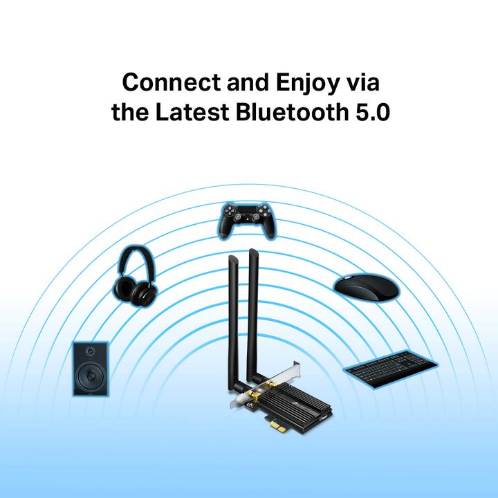 Image du produit TP-Link Archer TX50E Adaptateur Wi-Fi 6 PCIe AX3000 Bluetooth 5.0 (PCIe)