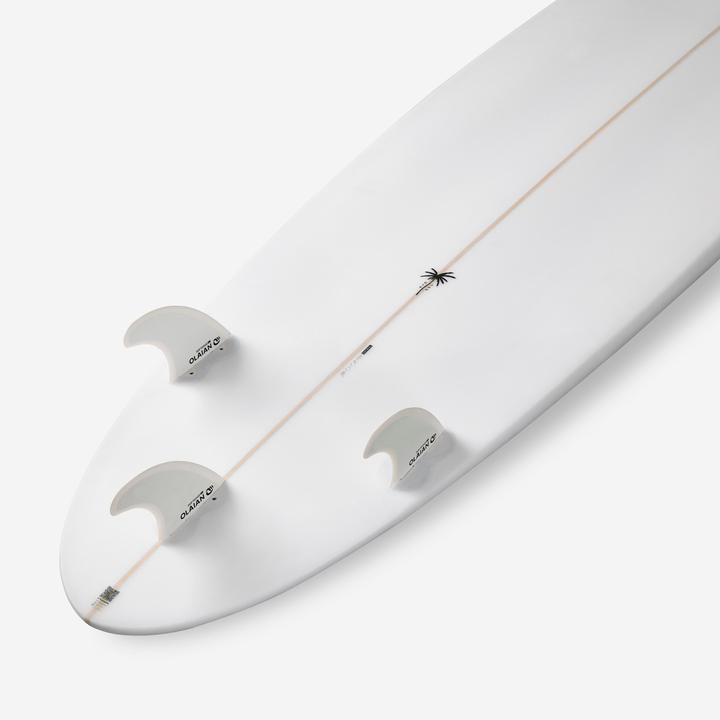 Image du produit Olaian Planche de surf hybride en résine 8' 62L avec 3 ailerons - mauve (8')