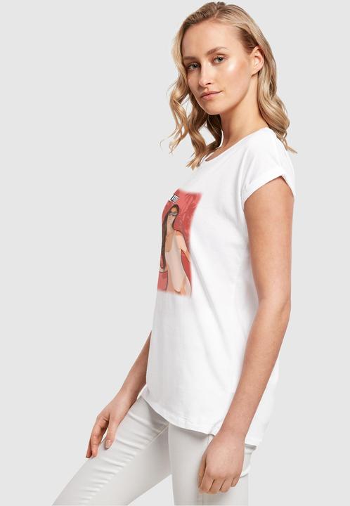 Actual product image Merchcode Laides Grand Miami Extended Shoulder Tee - 113489 (M)