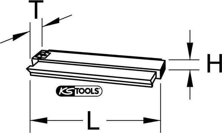 Image du produit KS Tools Gabarit de contour, 280mm (28 cm)