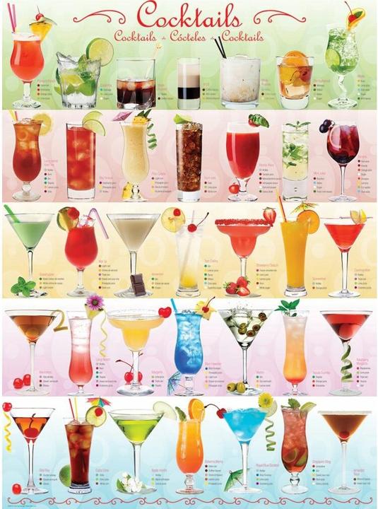 Actual product image Eurographics Cocktails (1000 pieces)