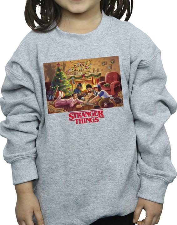 Produktbild Netflix Stranger Things Christmas Gathering Sweatshirt Mädchen (128)