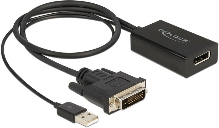 Delock Adapter DVI-D - DisplayPort (DVI, 16.50 cm)