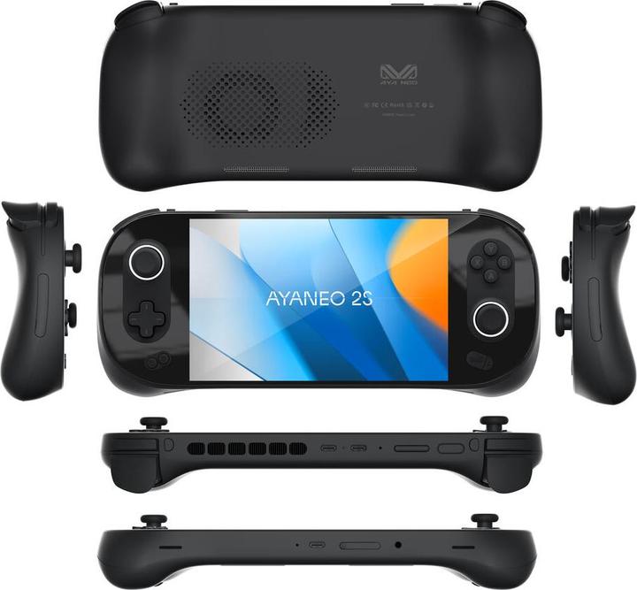 Actual product image Ayaneo 2S Handheld Konsole – 32 GB LPDDR5X, 2 TB SSD, Starry Black