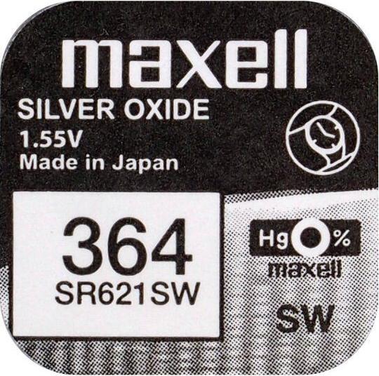 Produktbild Maxell 364 / SR621SW (1 Stk., SR60, 23 mAh)