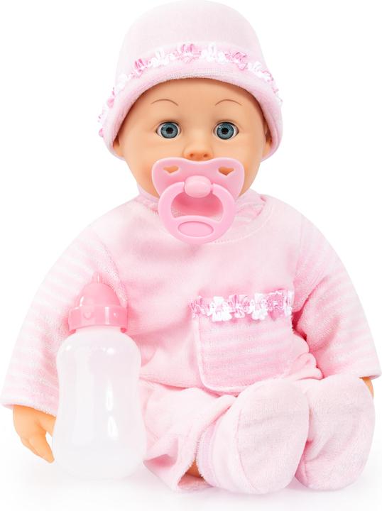 Productafbeelding No Name Eerste woordjes Baby Roze pop met accessoires