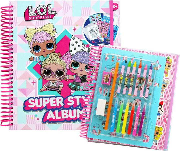 L.O.L. Surprise! LOL. Super Style album colour set