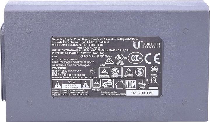Immagine prodotto Ubiquiti Iniettore PoE (802.3af (PoE), 60 W)