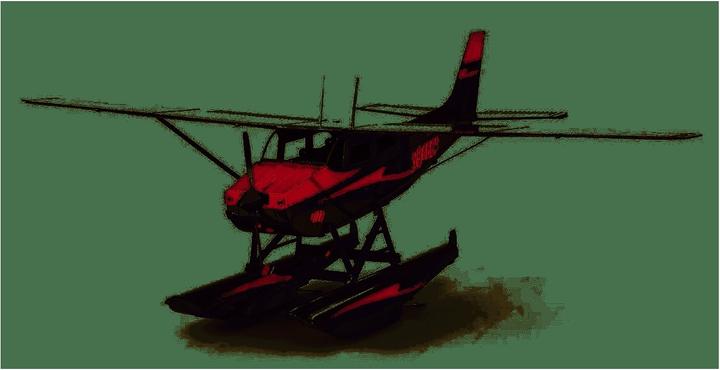 Actual product image Metal Earth Cessna 182 Floatplane