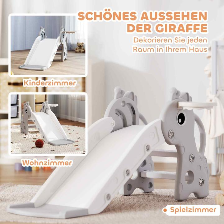 Actual product image Aiyaplay Kinderrutsche Kunststoff Grau