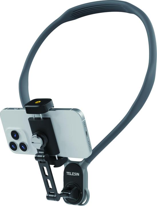 Actual product image Telesin neck mount with cell phone holder (Drone mount)