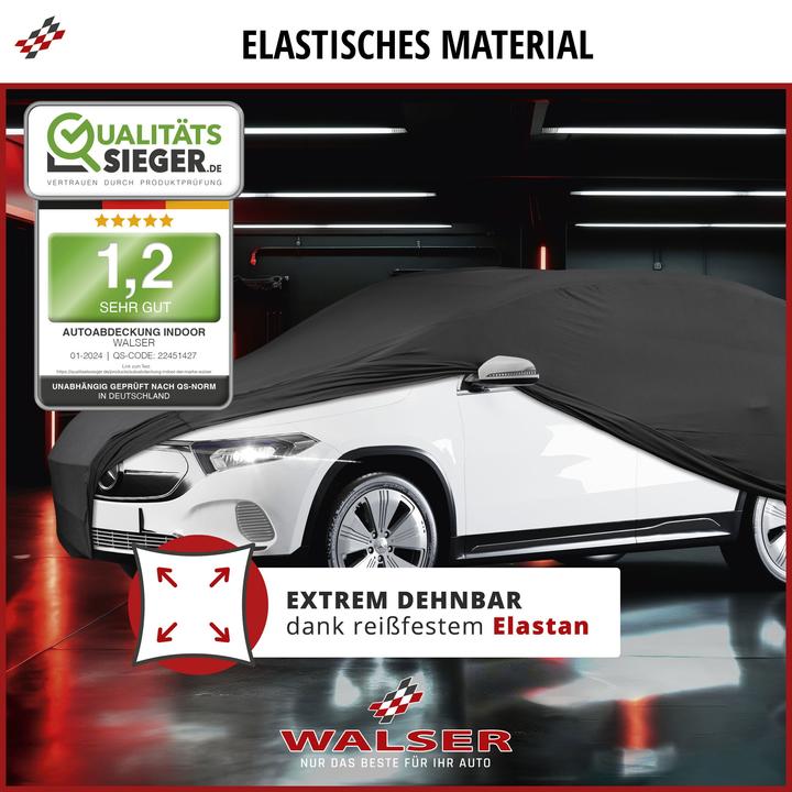 Produktbild Walser Autoplane Indoor Soft, PKW-Abdeckplane Kombi Gröe XL schwarz
